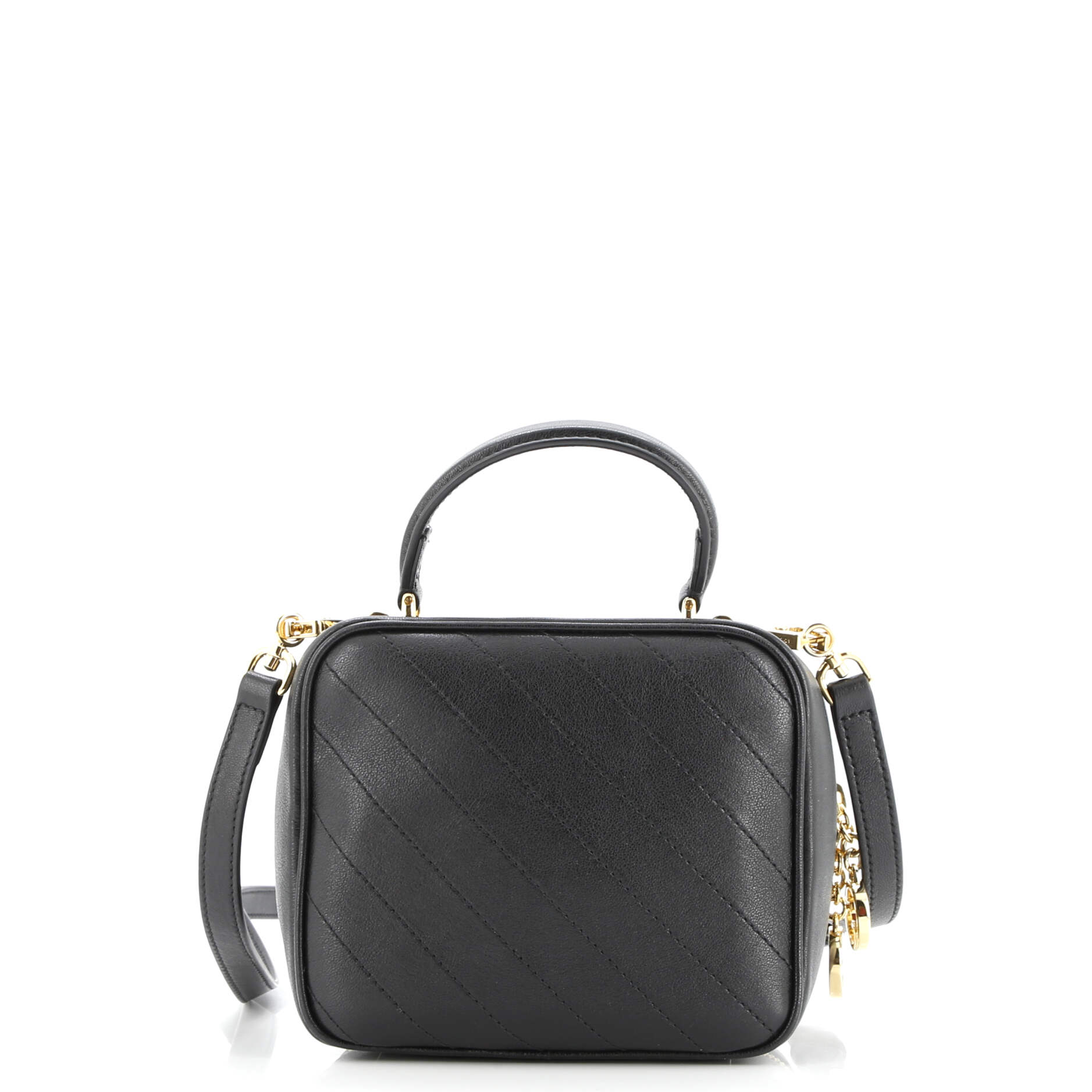 Pre-Loved Gucci Blondie NM Top Handle Shoulder Bag Diagonal Quilted Leather - Image 3