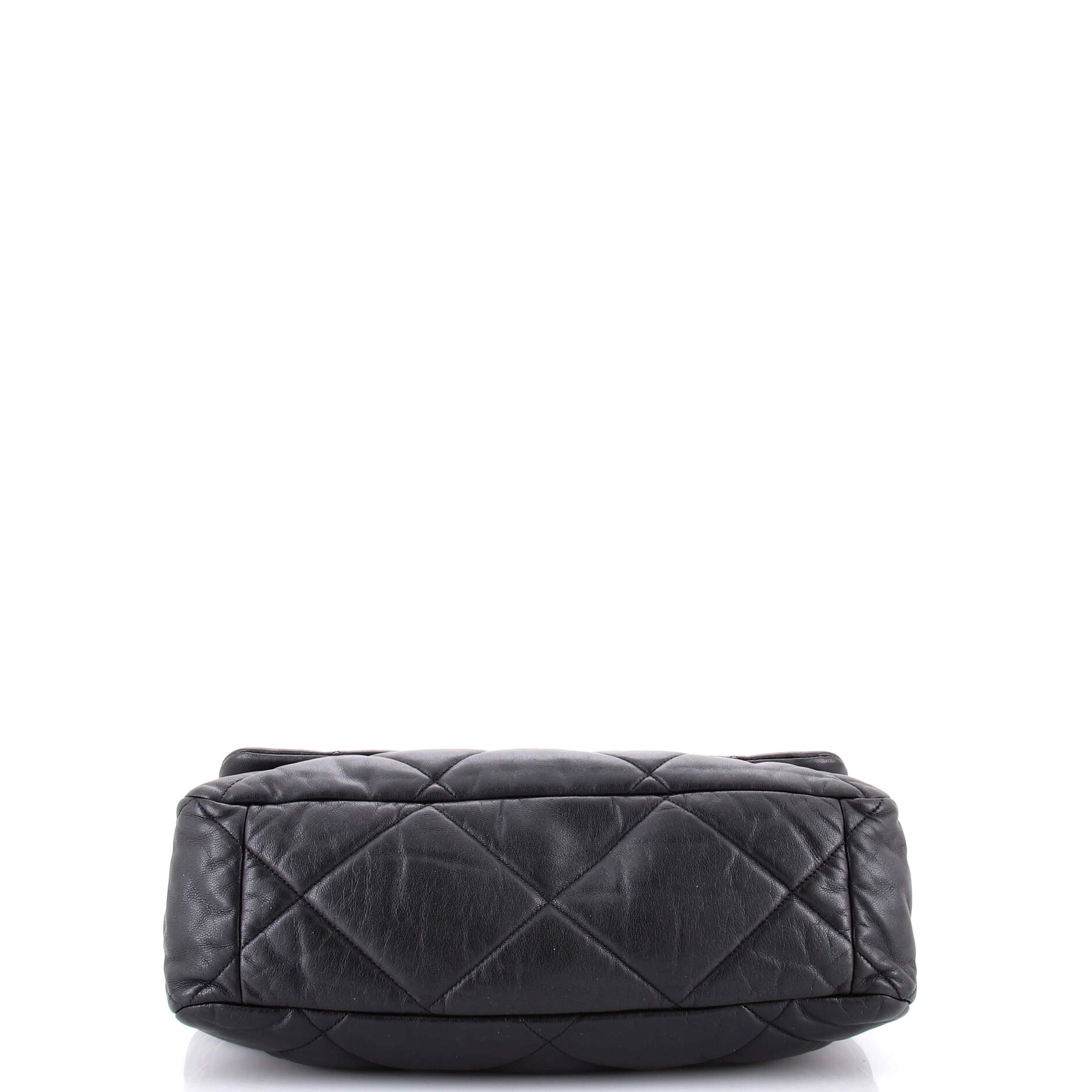 Pre-Loved Chanel 19 Flap Bag Quilted Leather Maxi - Image 5
