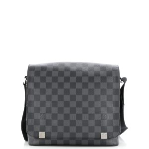 Pre-Loved Louis Vuitton District NM Messenger Bag Damier Graphite PM