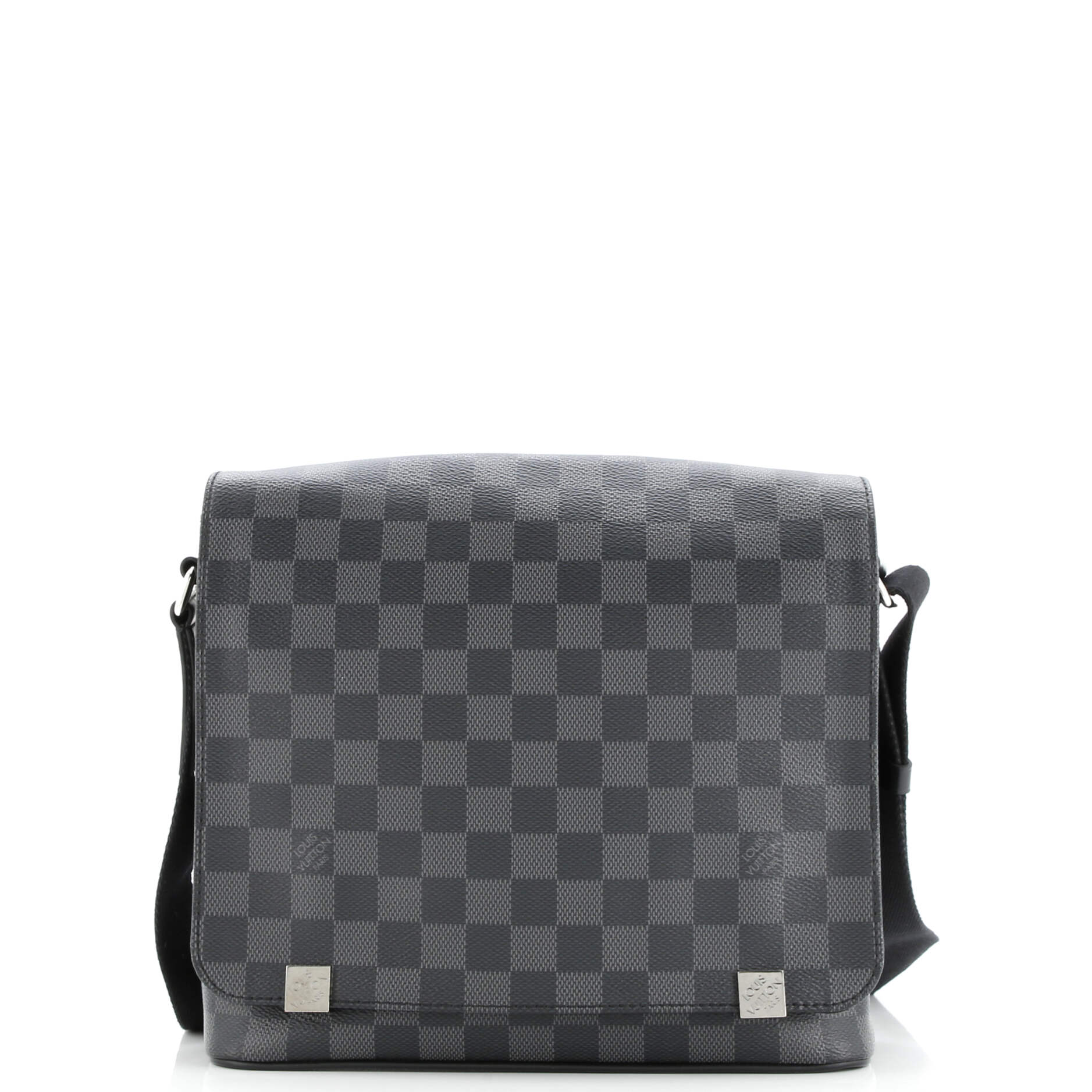 Pre-Loved Louis Vuitton District NM Messenger Bag Damier Graphite PM