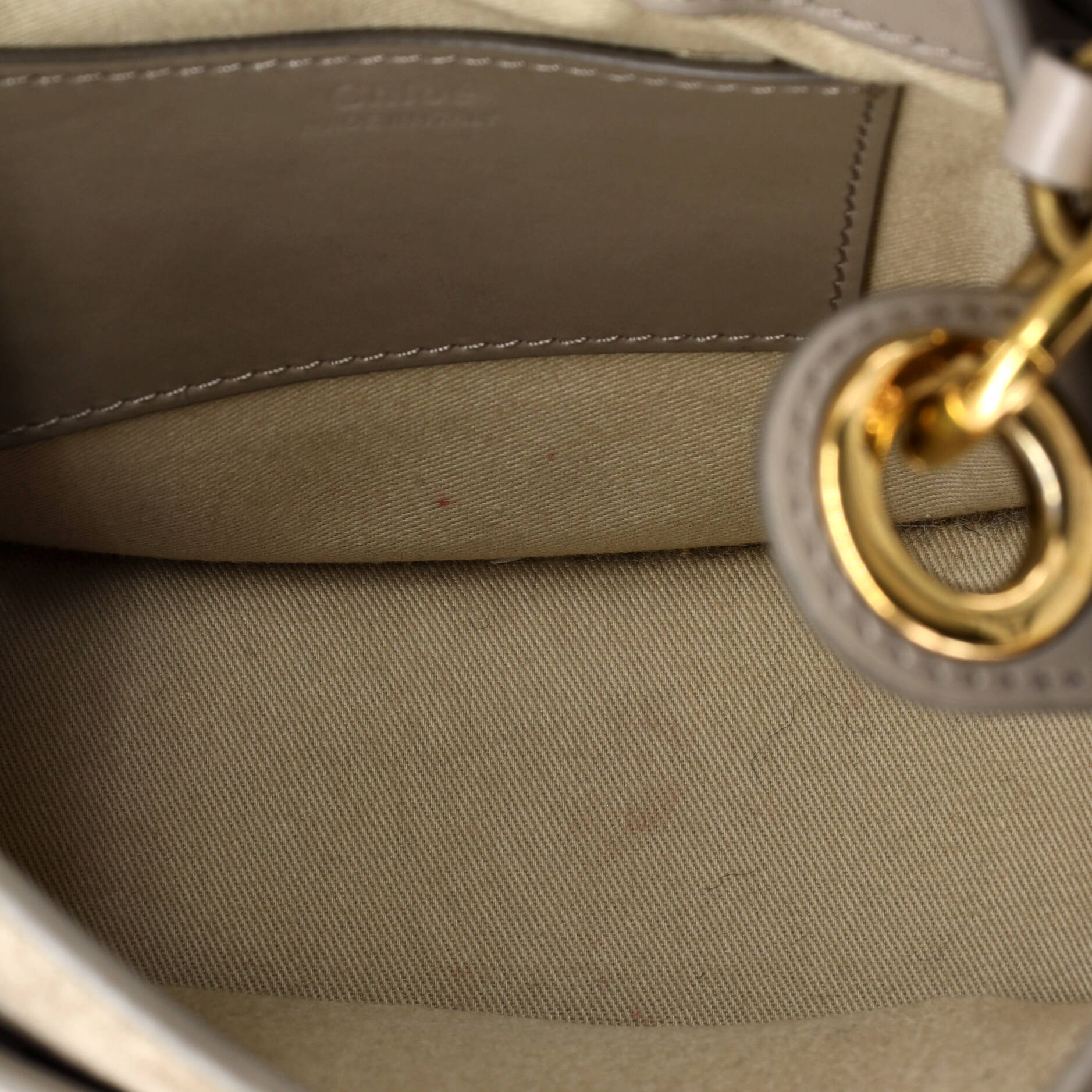 Pre-Loved Chloe Tess Bag Leather Small - Image 5