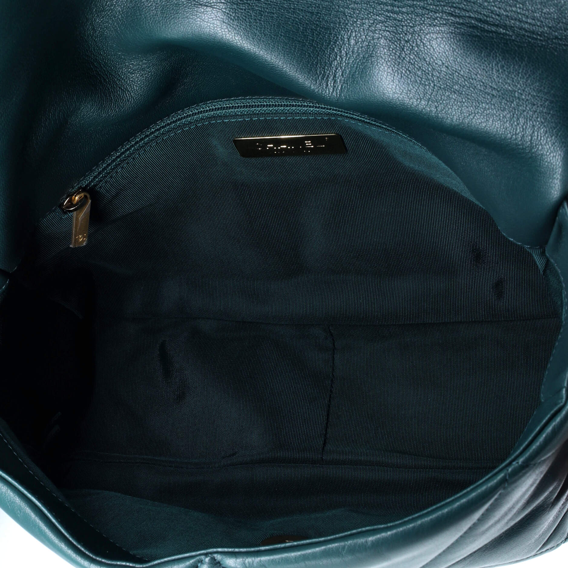 Pre-Loved Chanel 19 Flap Bag Quilted Leather Large - Image 5