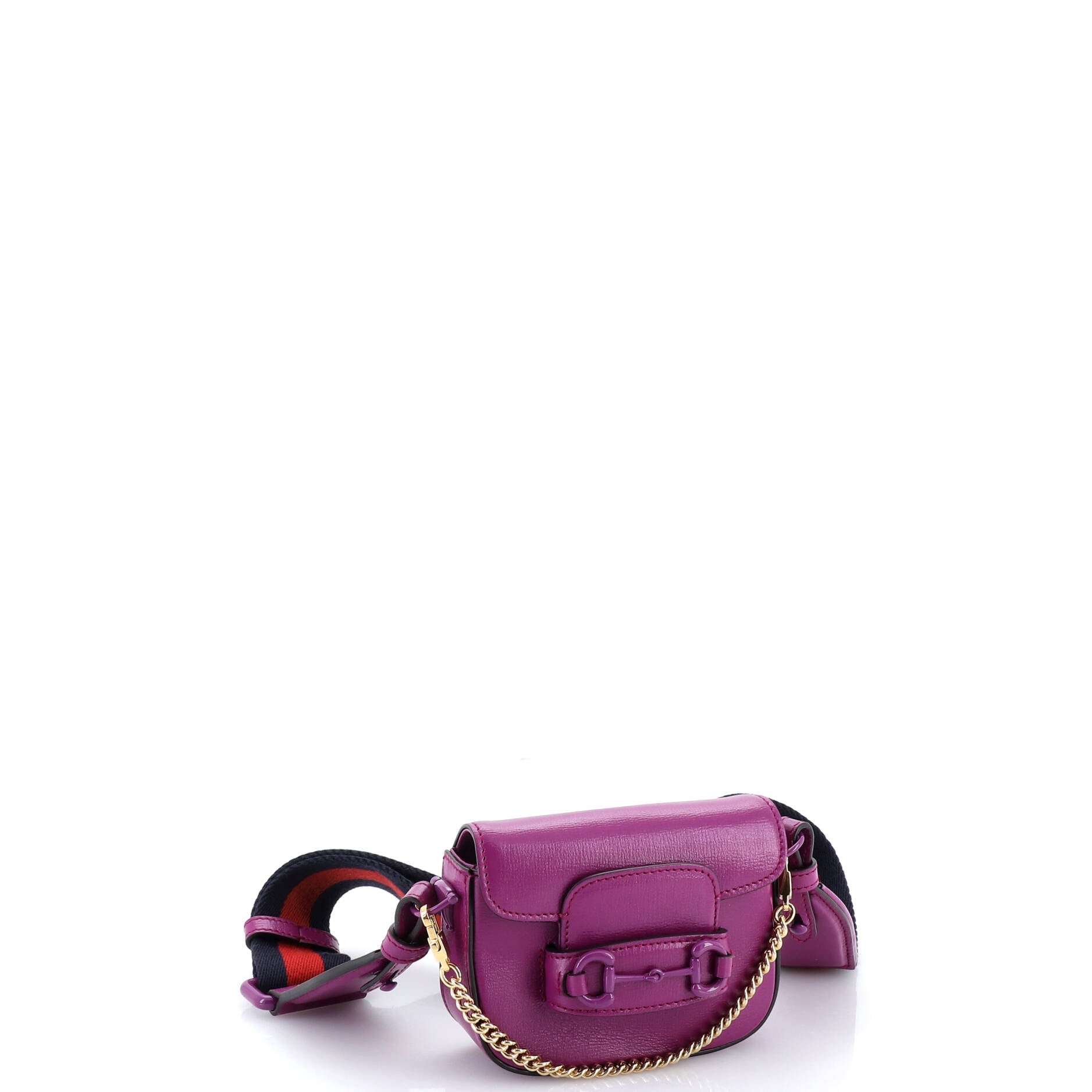 Pre-Loved Gucci Horsebit 1955 Shoulder Bag Leather Super Mini - Image 2