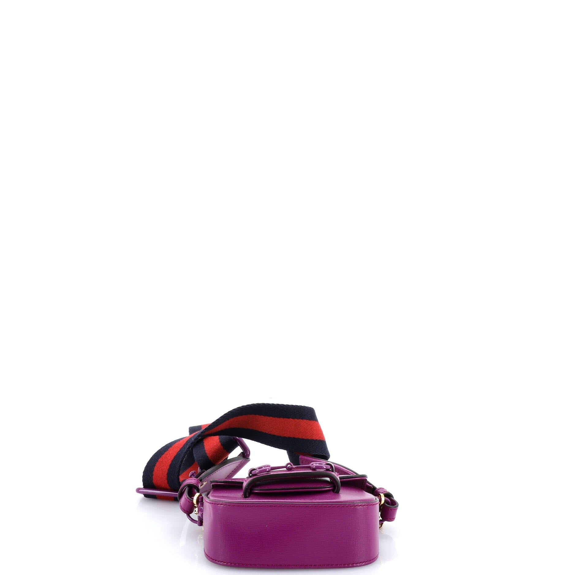 Pre-Loved Gucci Horsebit 1955 Shoulder Bag Leather Super Mini - Image 4