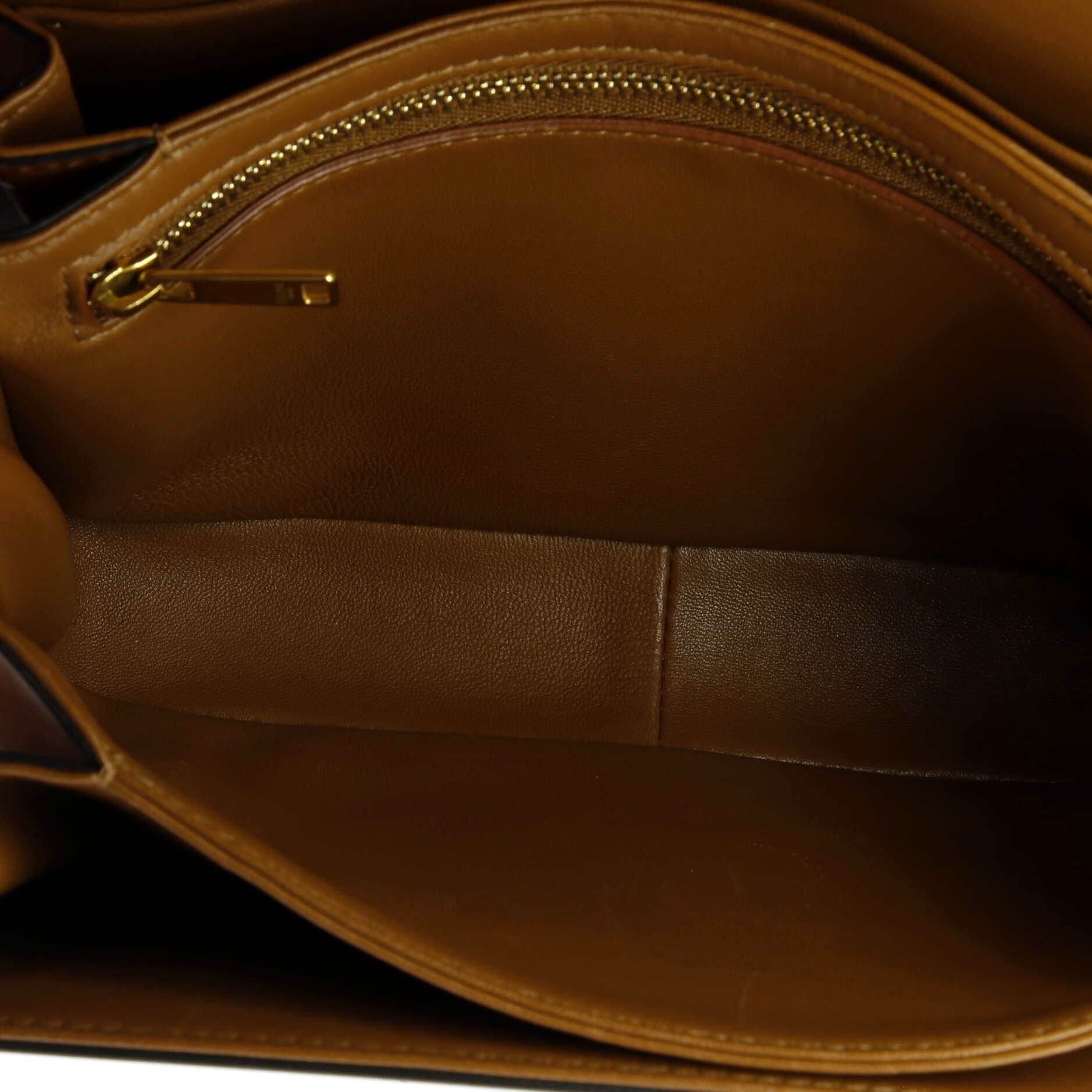 Pre-Loved Celine Triomphe Shoulder Bag Canvas with Leather Medium - Image 9