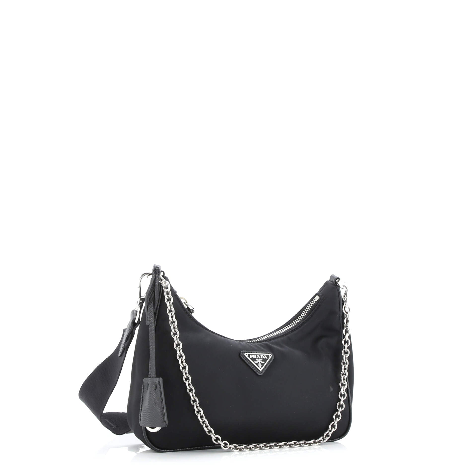 Pre-Loved Prada Re-Edition 2005 Shoulder Bag Tessuto Small - Image 2