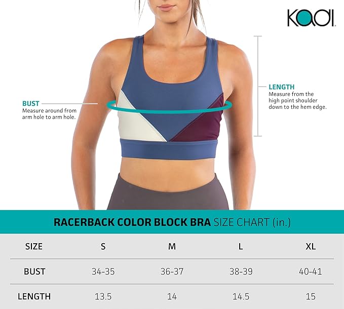 Kadi Women's Racer Back Color Back Bra - Image 7