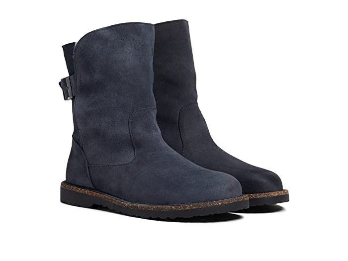 Birkenstock Uppsala Shearling Suede Leather Graphite