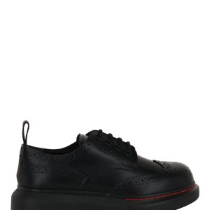 Alexander McQueen Women's Liquid Spaz Lace-Up Brogues