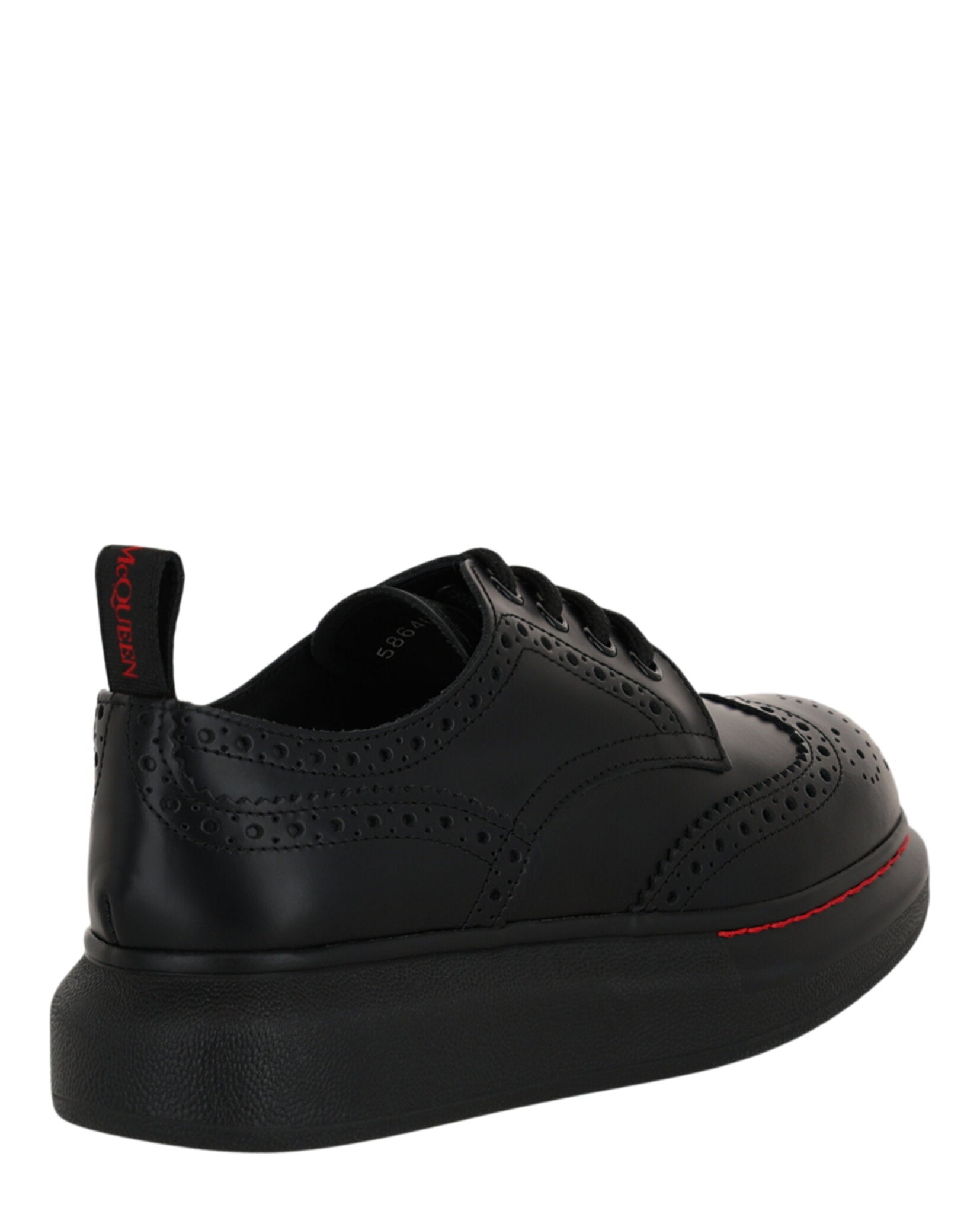 Alexander McQueen Women's Liquid Spaz Lace-Up Brogues - Image 3