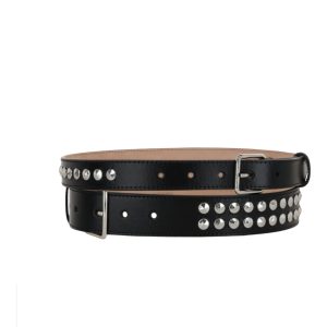 Alexander McQueen Women's Studded Double Belt