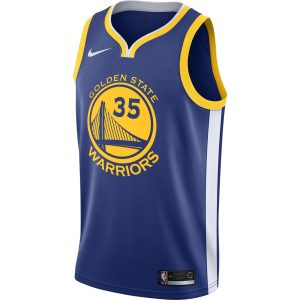 Nike Men's Nba Gs Warriors Away Icon Swingman Jersey - Durant - 864475-496
