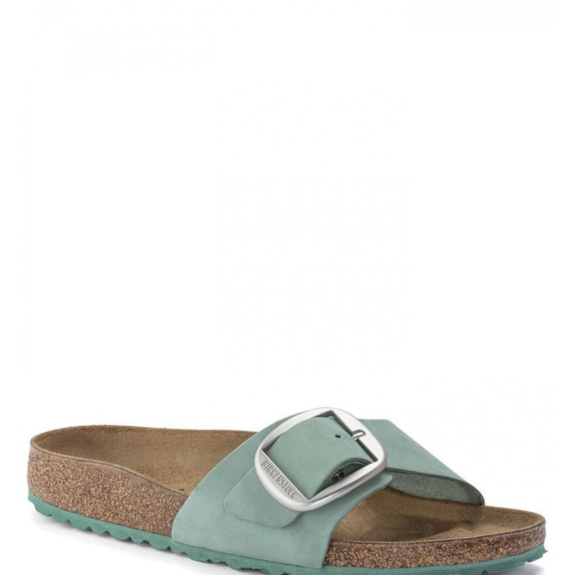 Birkenstock Madrid Big Buckle Nubuk Leather Beryl