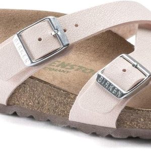 Birkenstock Yao Vegan Birkibuc Light Rose Sandals