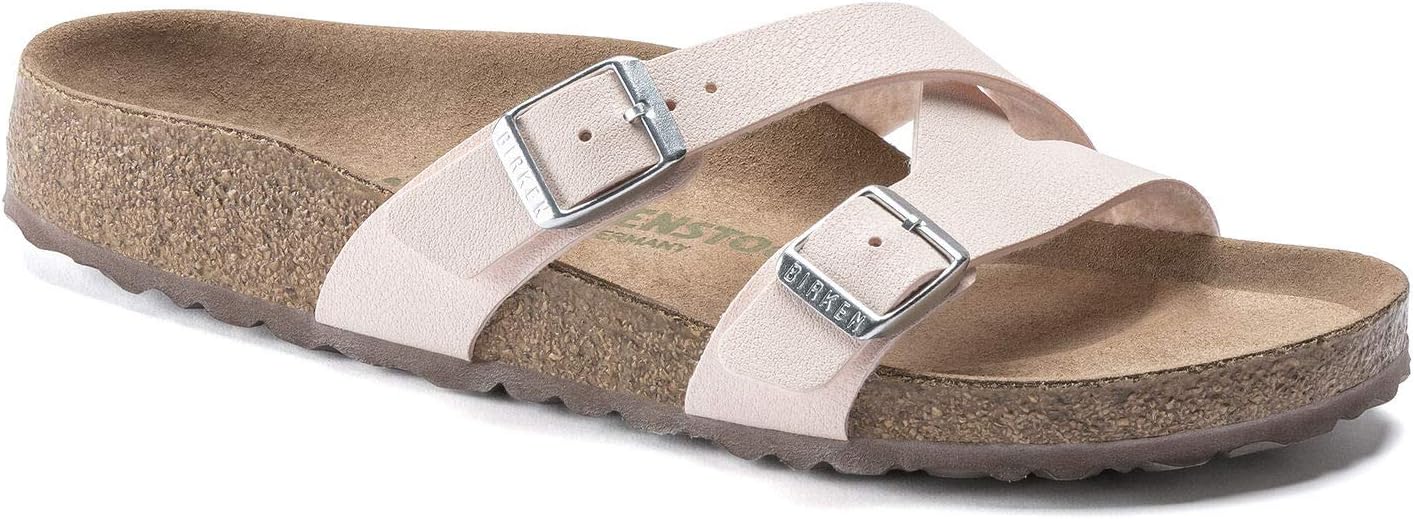 Birkenstock Yao Vegan Birkibuc Light Rose Sandals