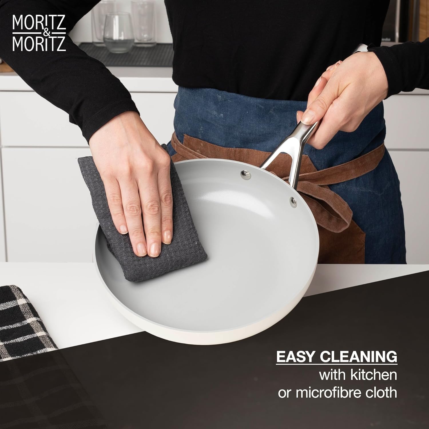 Moritz & Moritz 7-Piece Cast Aluminum Cookware Set with Lids - Image 10