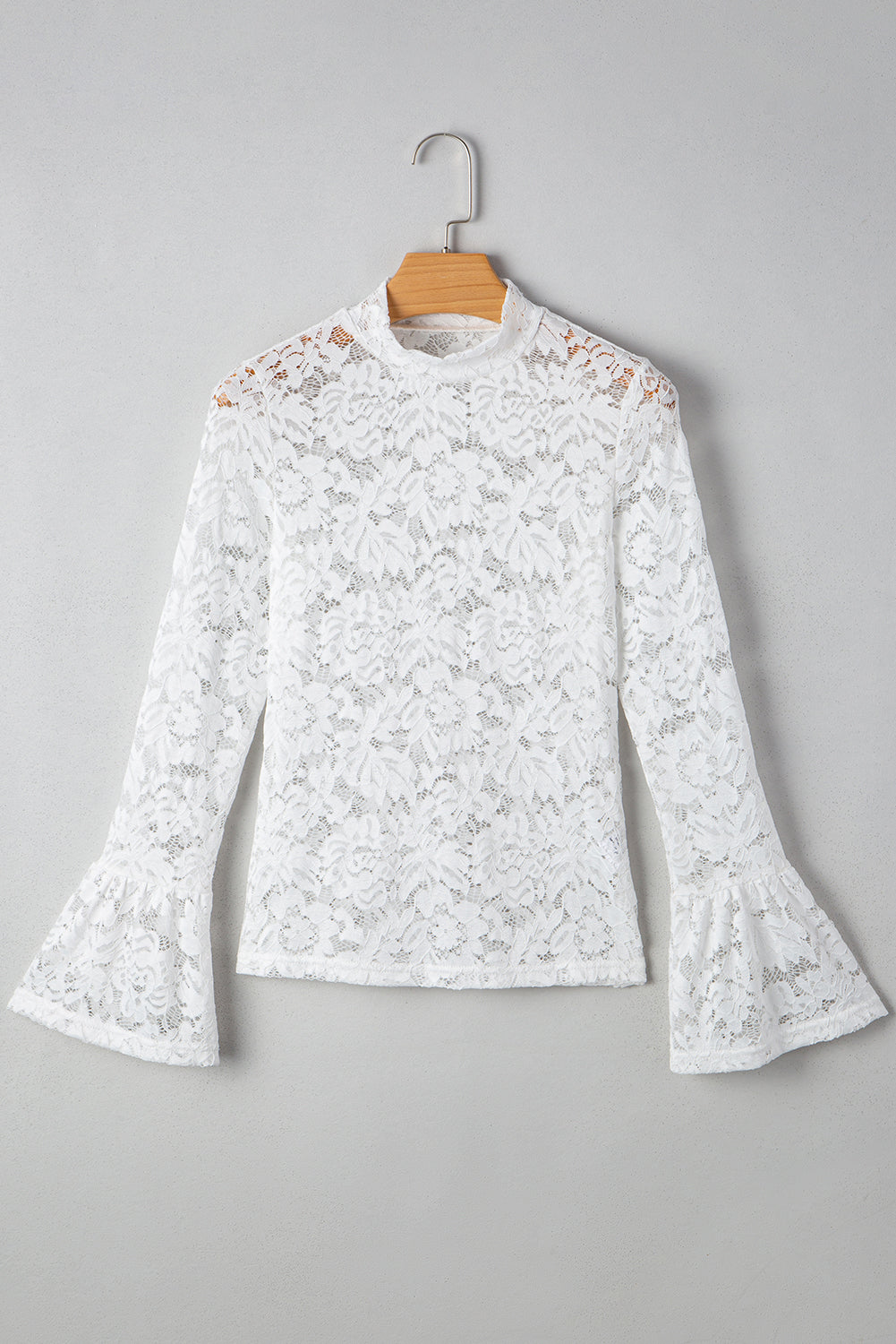 Alani Lace Crochet Bell Sleeve Blouse by Threaded Pear - Image 6