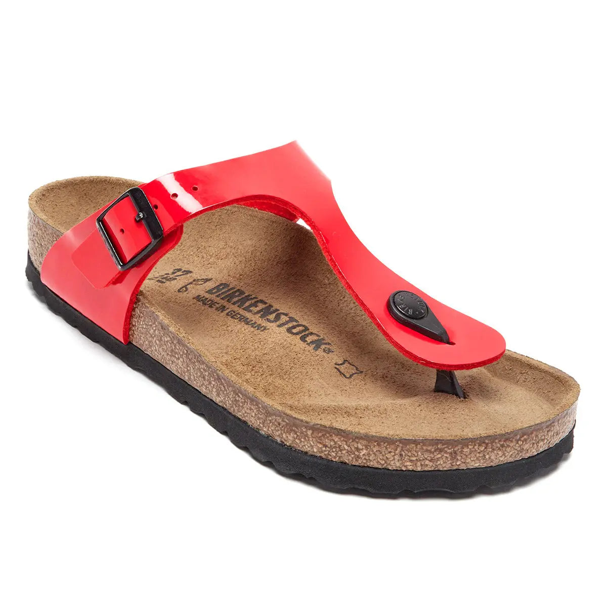 Birkenstock Gizeh Birko-Flor Patent Sandals - Image 9