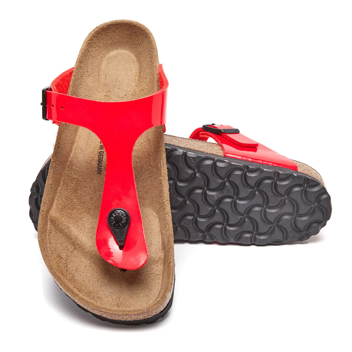 Birkenstock Gizeh Birko-Flor Patent Sandals - Image 12