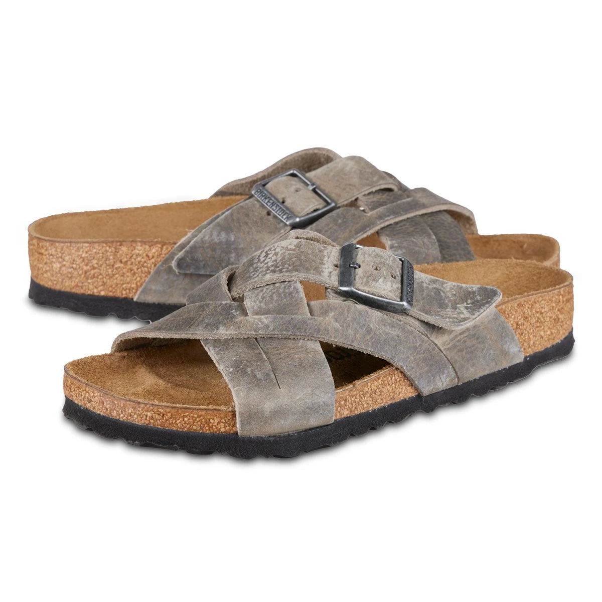 Birkenstock Lugano Oiled Leather Sandals - Image 6
