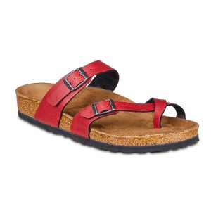 Birkenstock Mayari Vegan Birko-Flor Pull Up Bordeaux