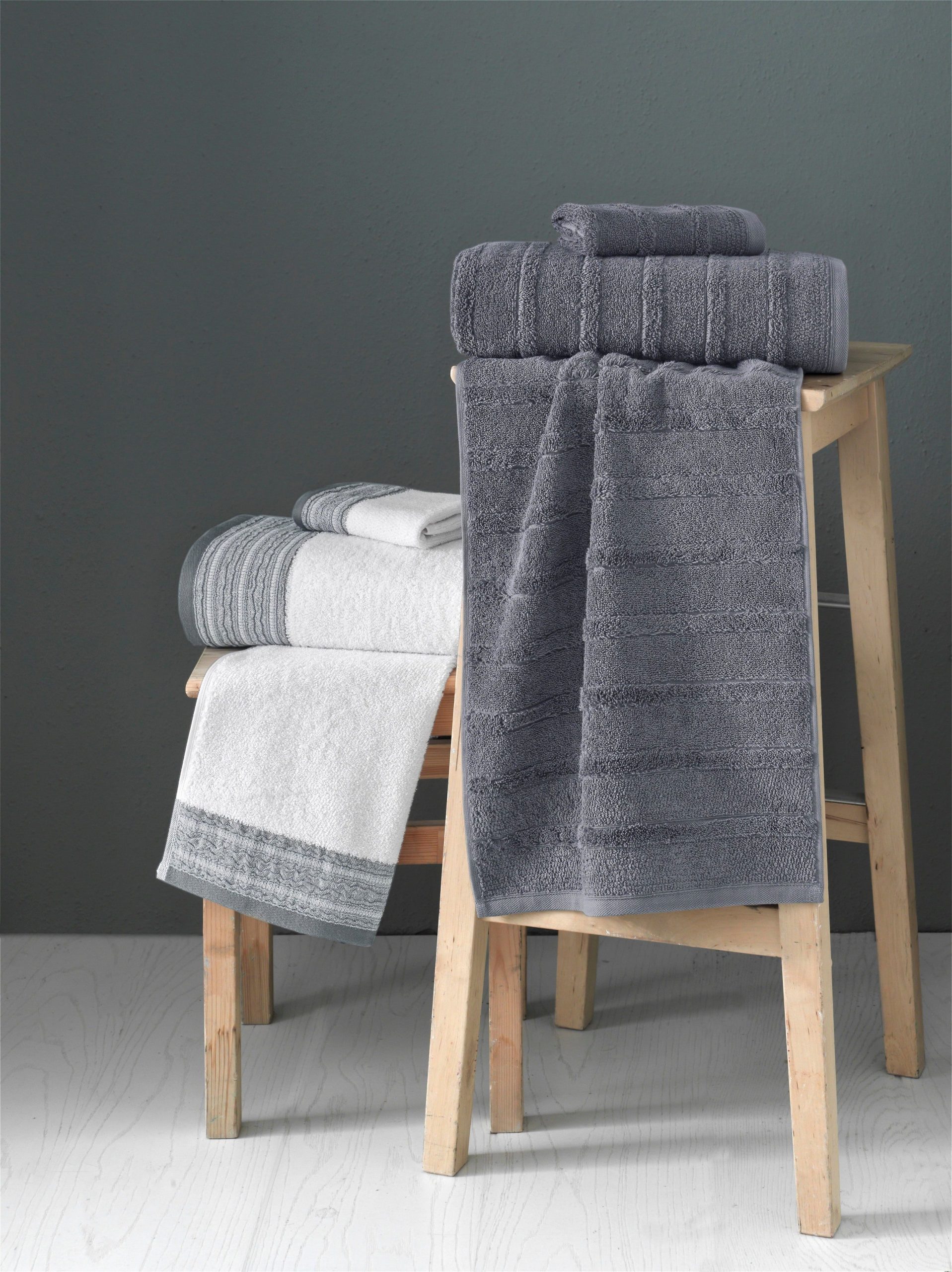 Classic Turkish Towels Caren & Garen Turkish Cotton Bundle Towel Set of 6 - Image 3