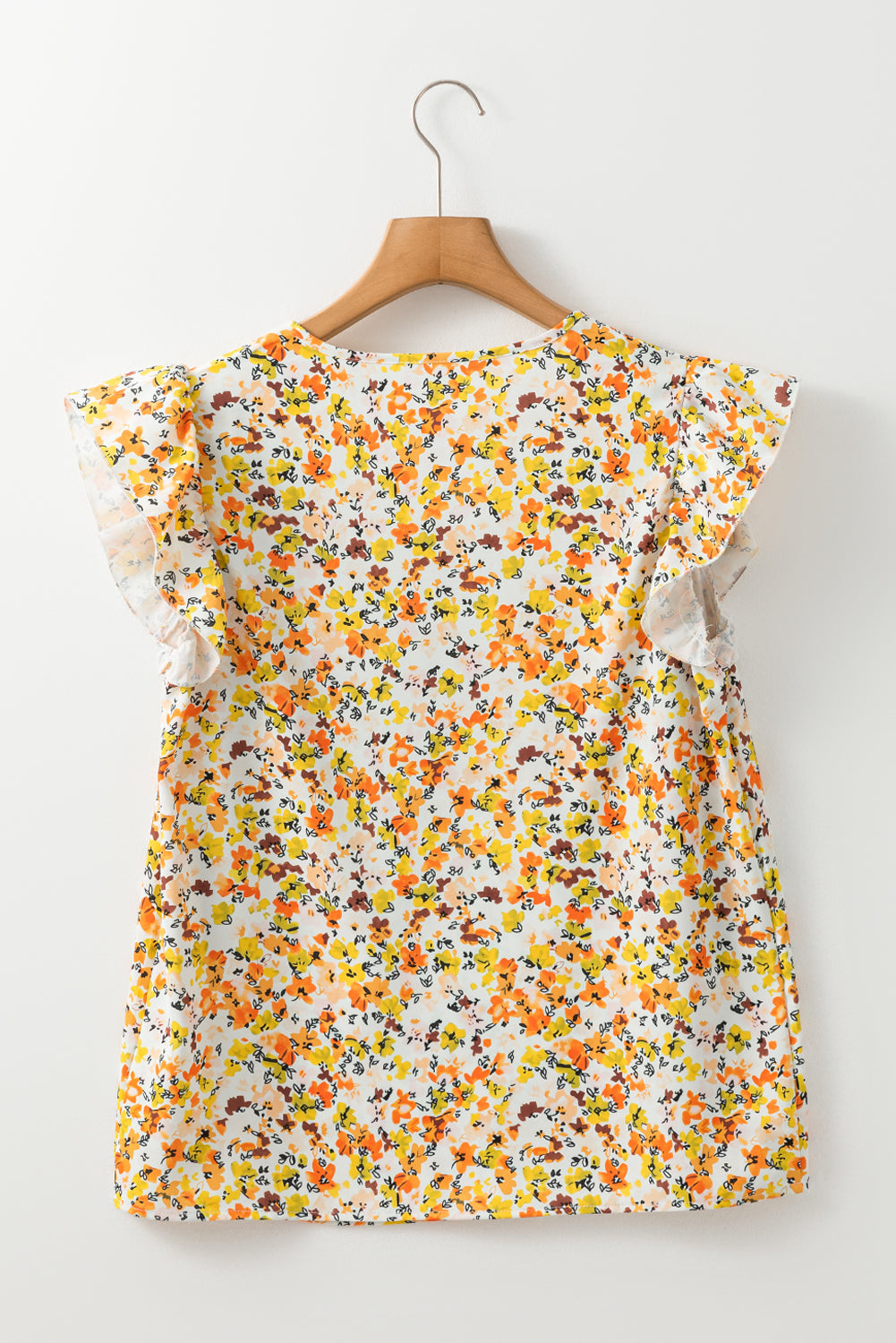 Mikayla Floral Ruffled Sleeveless Tank Top by Threaded Pear - Image 10