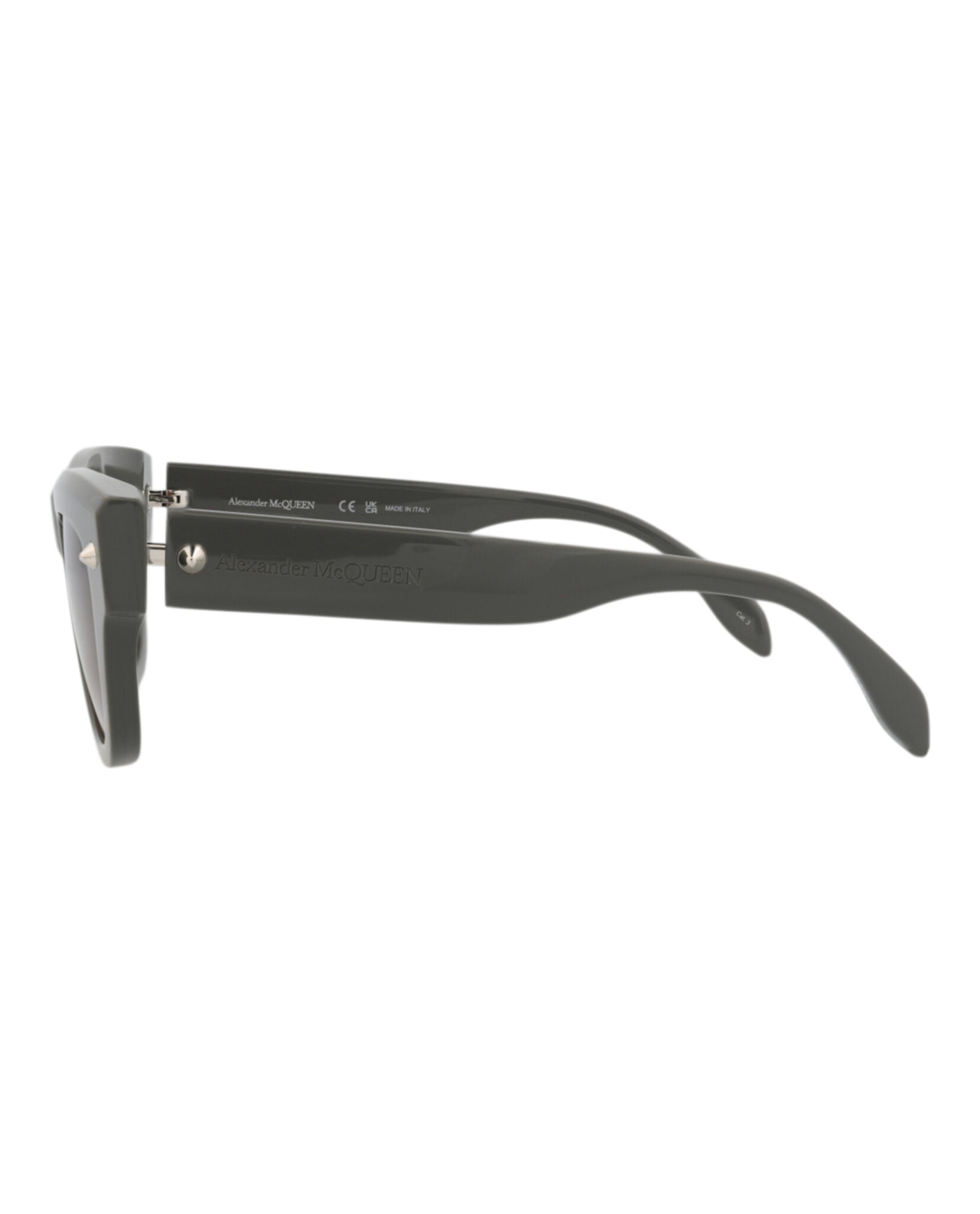 Alexander McQueen Square-Frame Recycled Acetate Sunglasses - Image 3