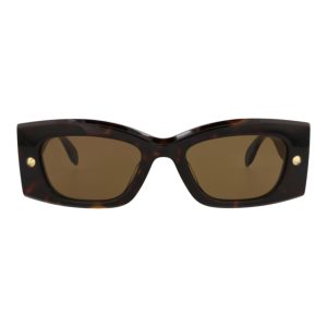 Alexander McQueen Square-Frame Recycled Acetate Sunglasses