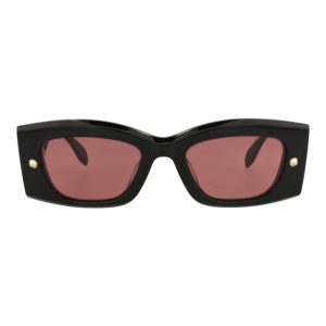Alexander McQueen Square-Frame Recycled Acetate Sunglasses