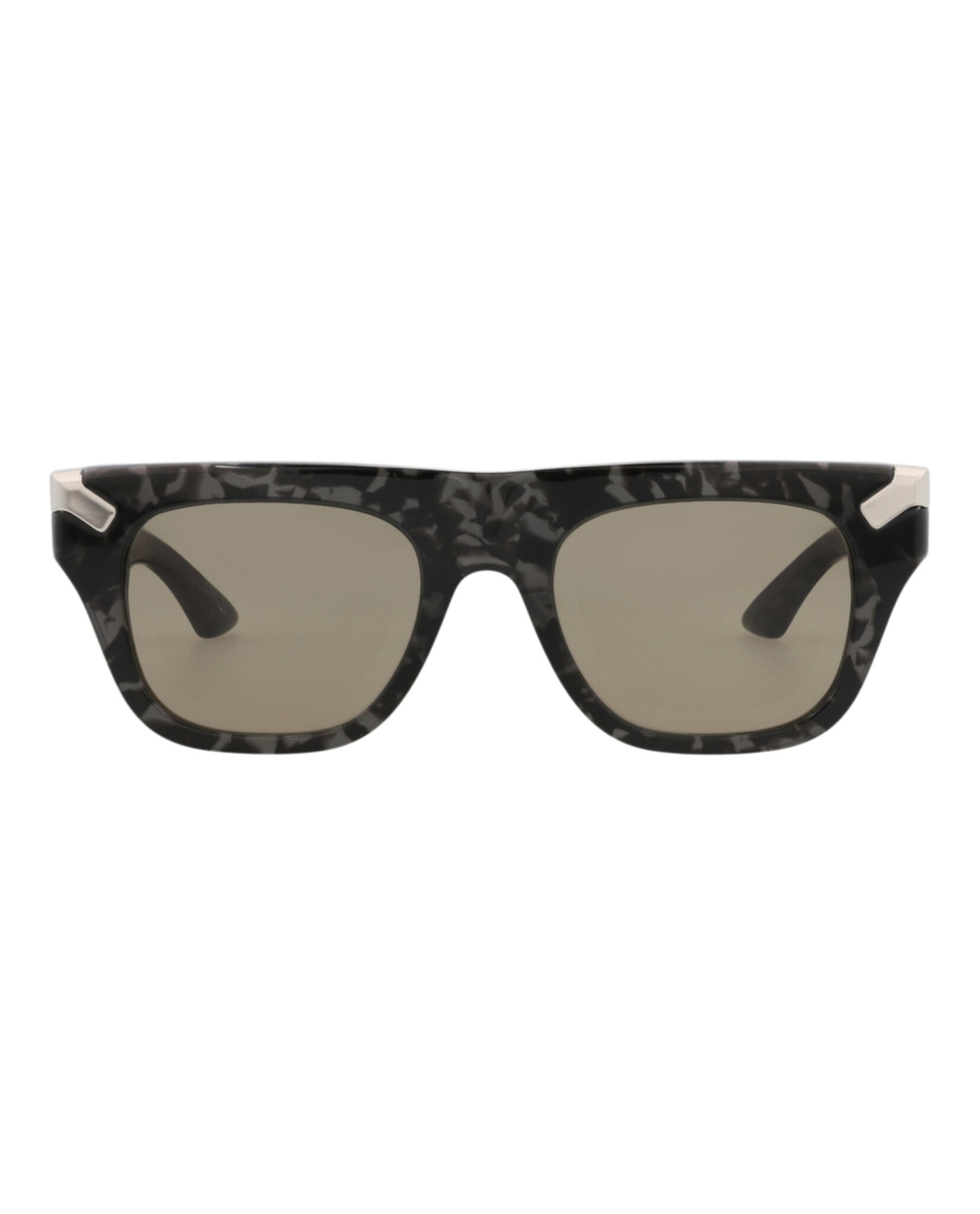 Alexander McQueen Square-Frame Recycled Acetate Sunglasses