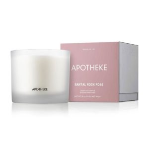 APOTHEKE Santal Rock Rose 3-Wick Candle