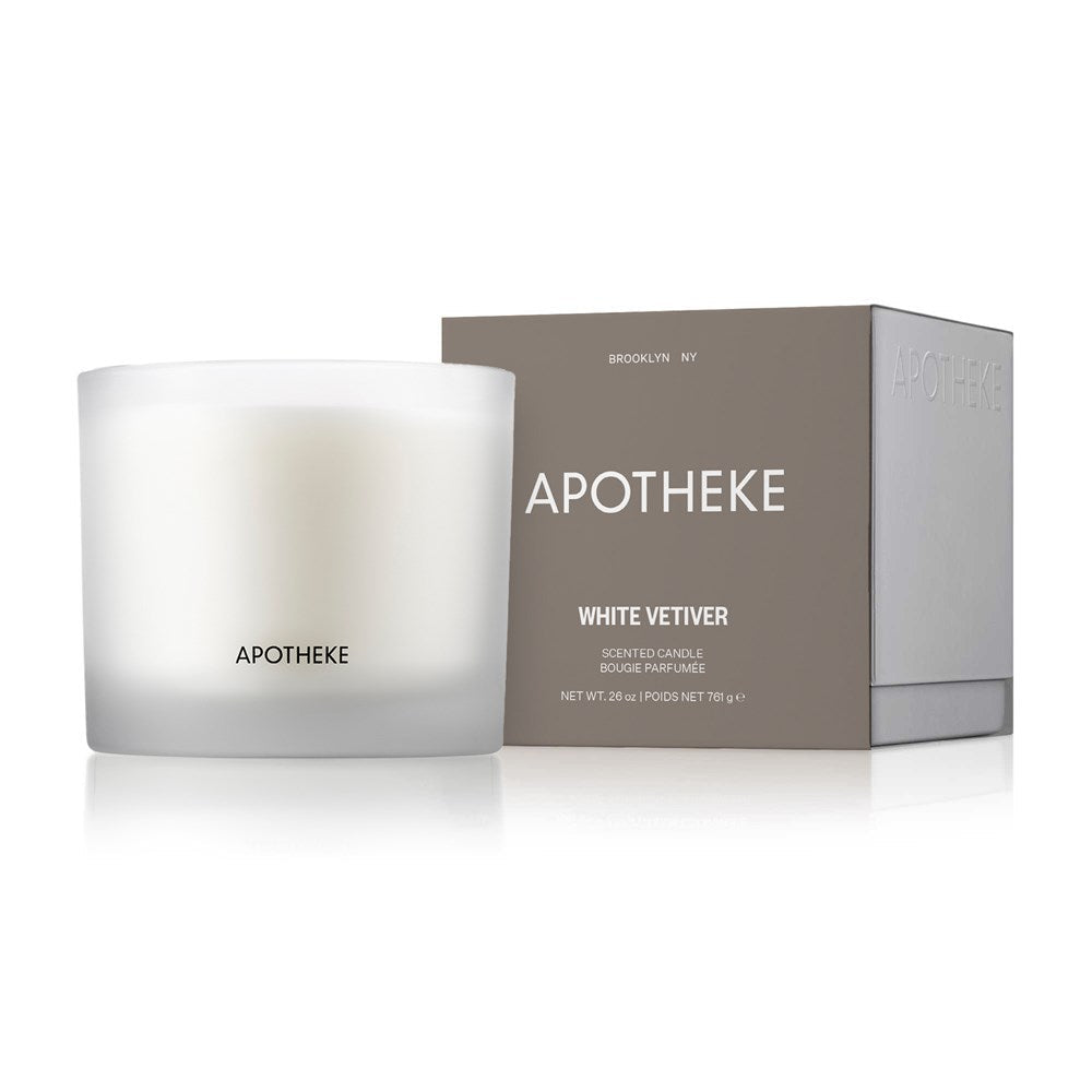 APOTHEKE White Vetiver 3-Wick Candle