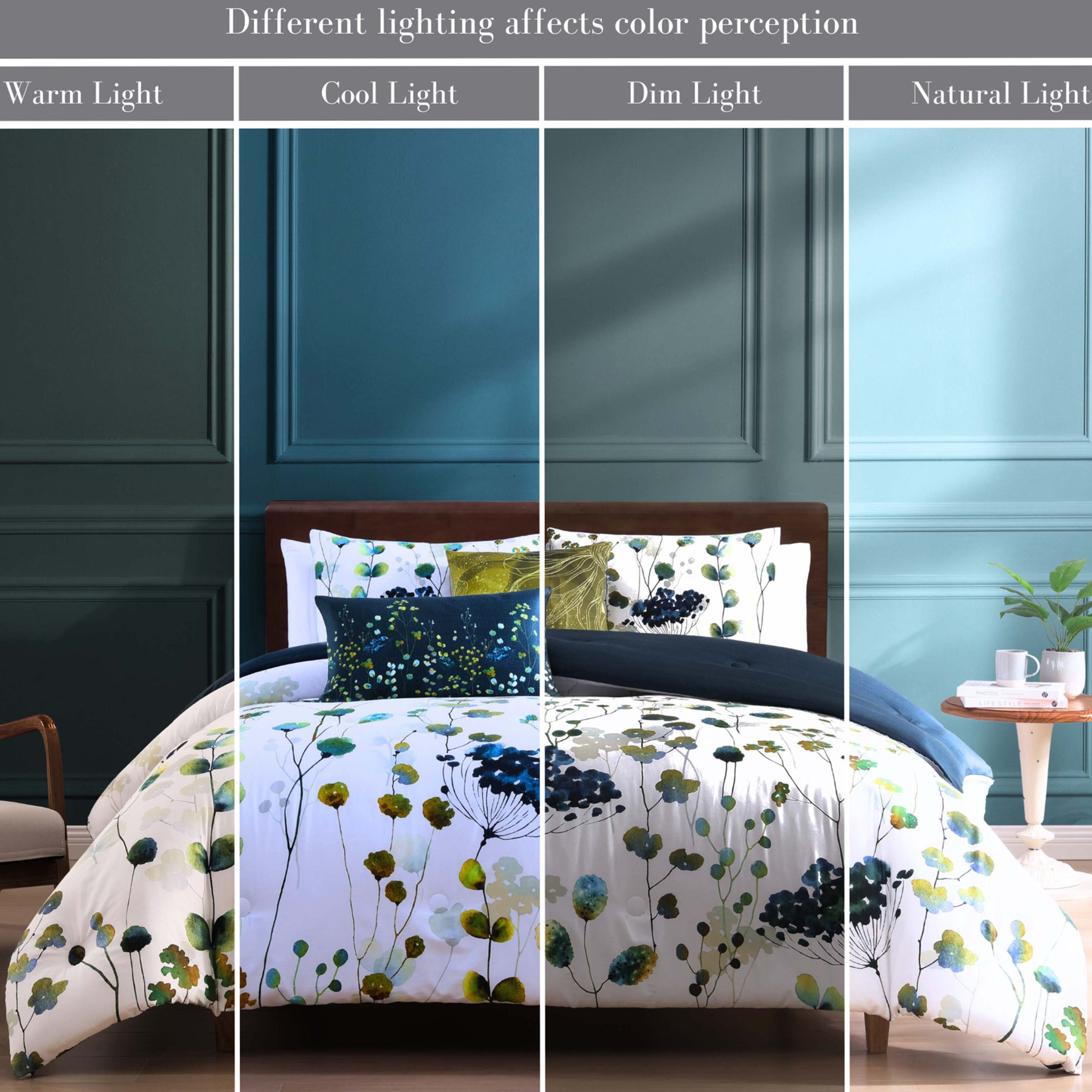 Bebejan Abstract Vines 5 Piece Reversible Comforter Set - Image 8