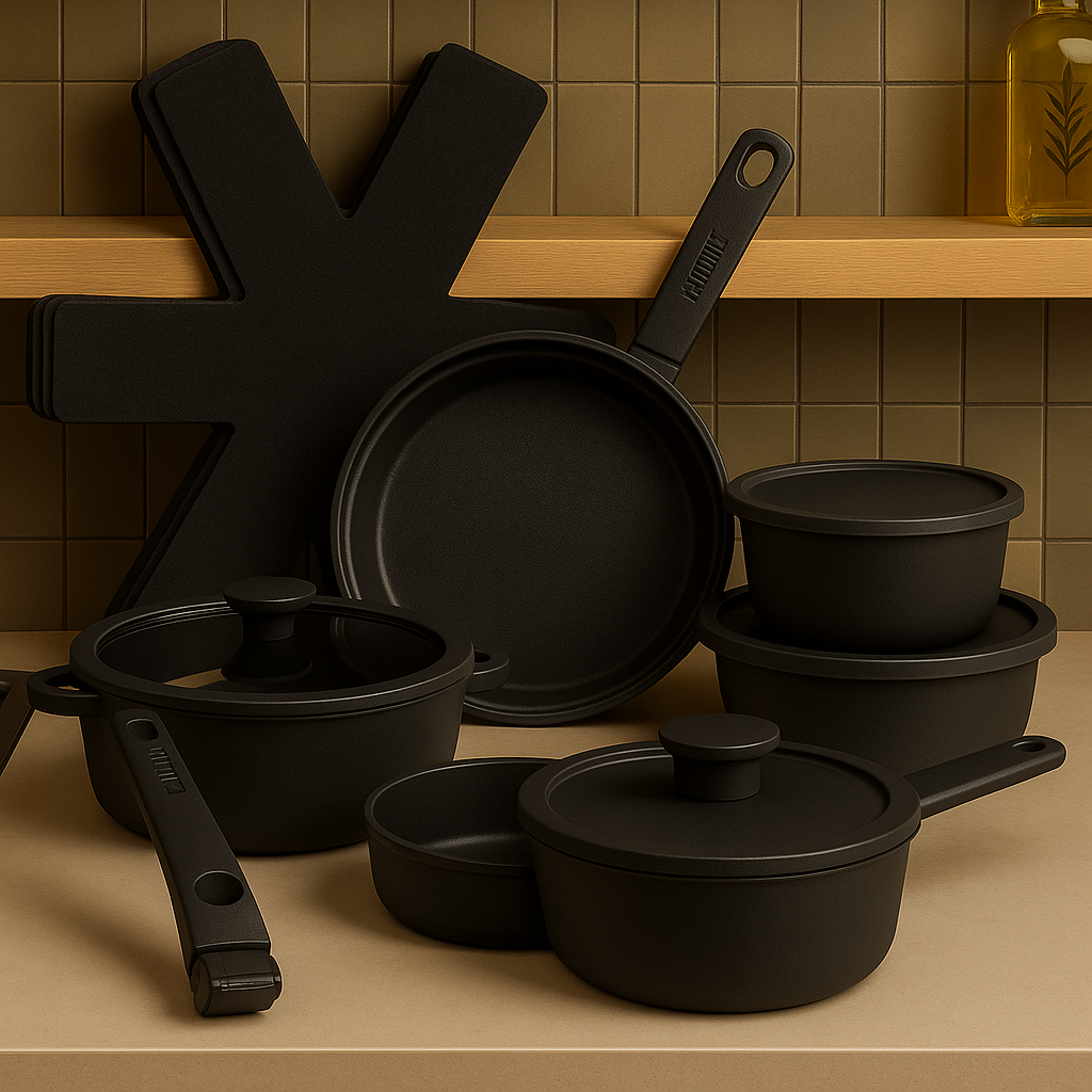 Moritz & Moritz 15-Piece Cast Aluminum Pot and Pan Set - Image 11