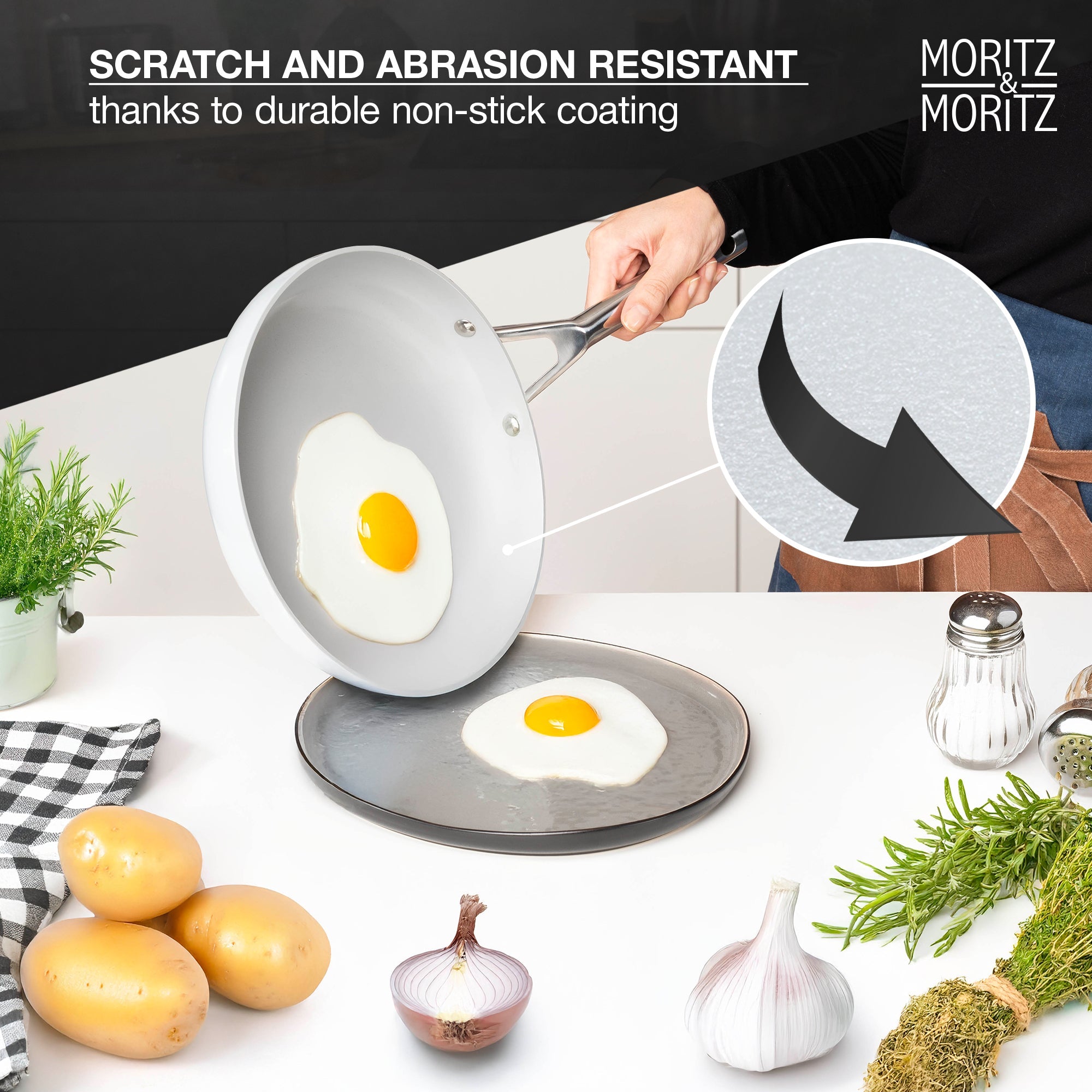 Moritz & Moritz 7-Piece Cast Aluminum Cookware Set with Lids - Image 14