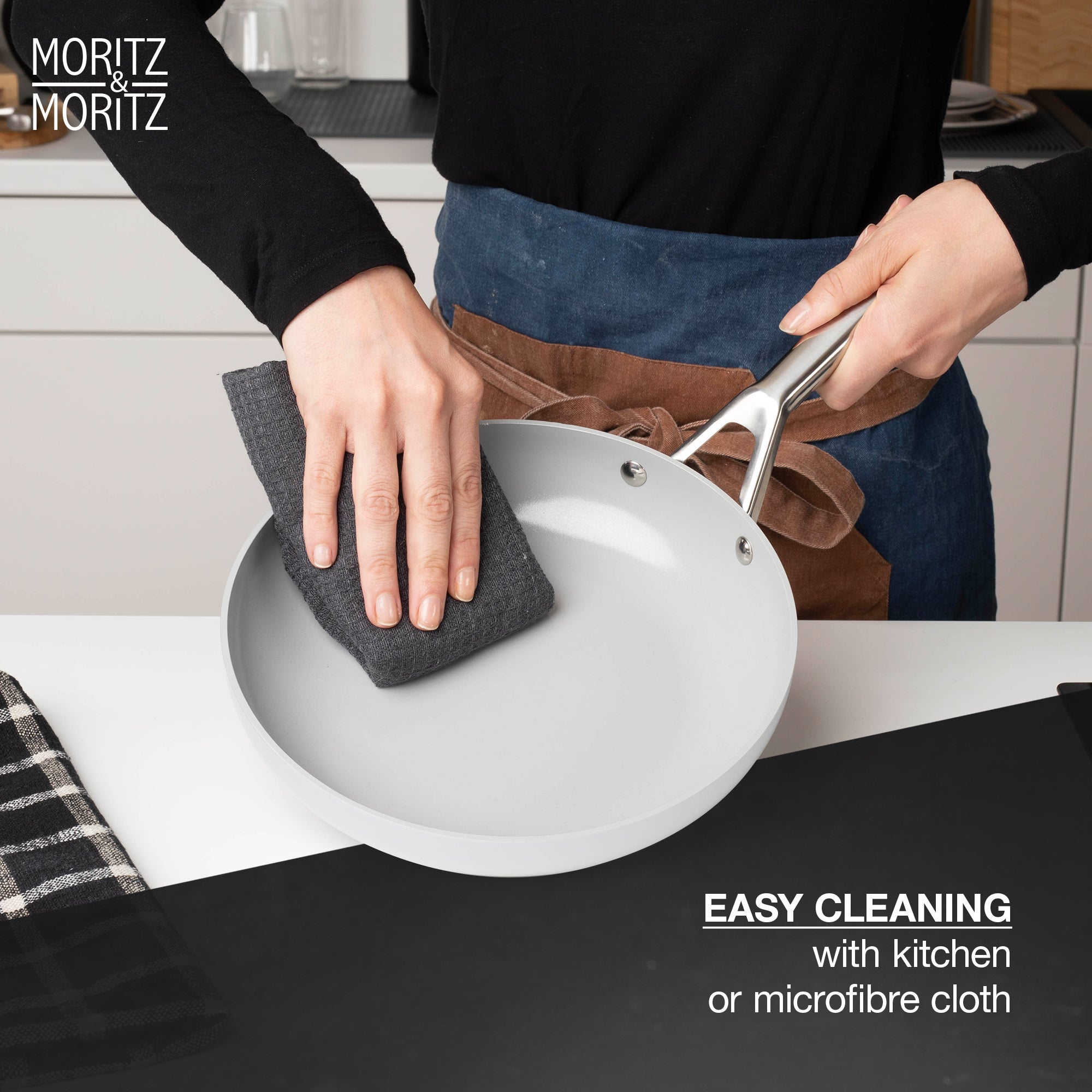 Moritz & Moritz 7-Piece Cast Aluminum Cookware Set with Lids - Image 13