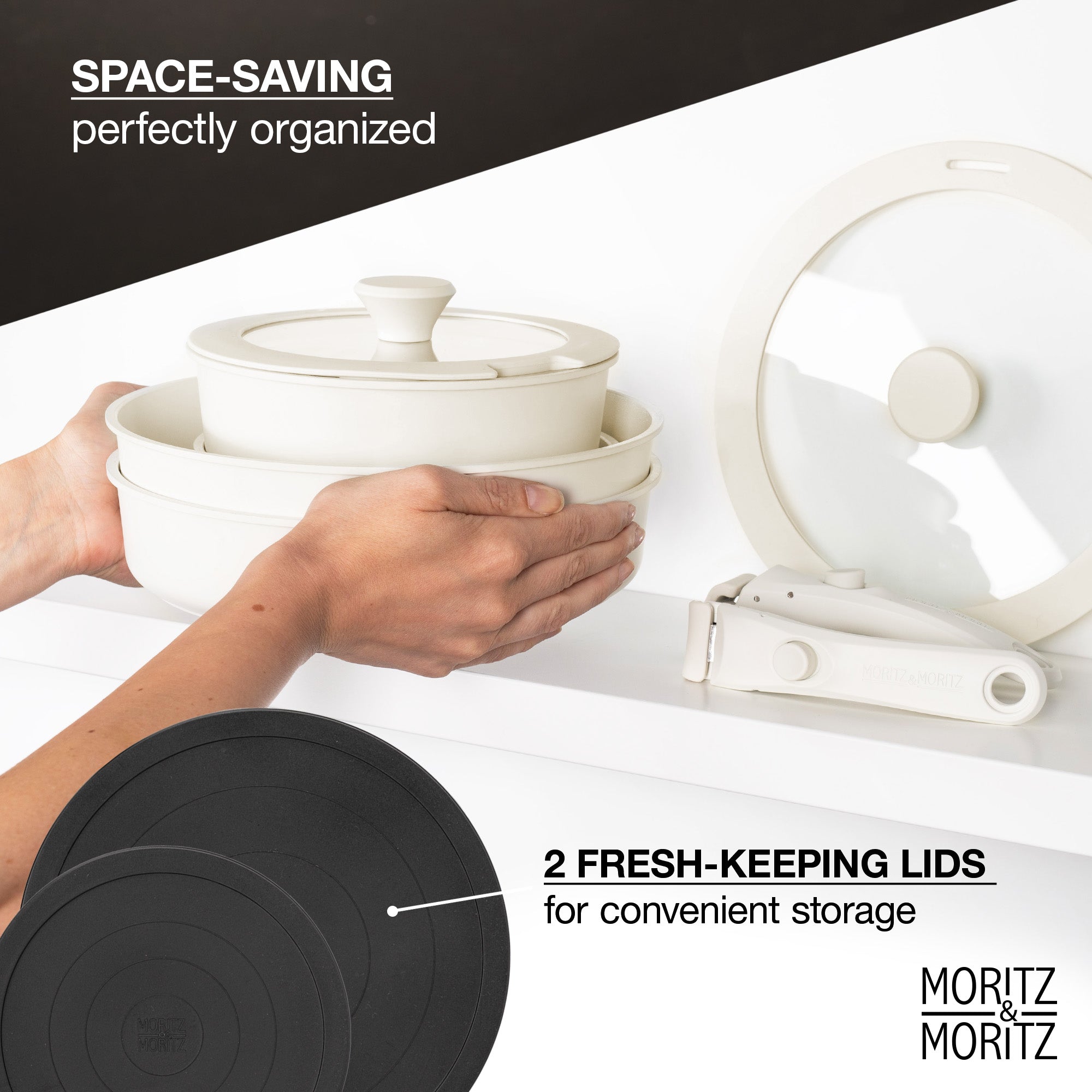 Moritz & Moritz 15-Piece Cast Aluminum Pot and Pan Set - Image 9