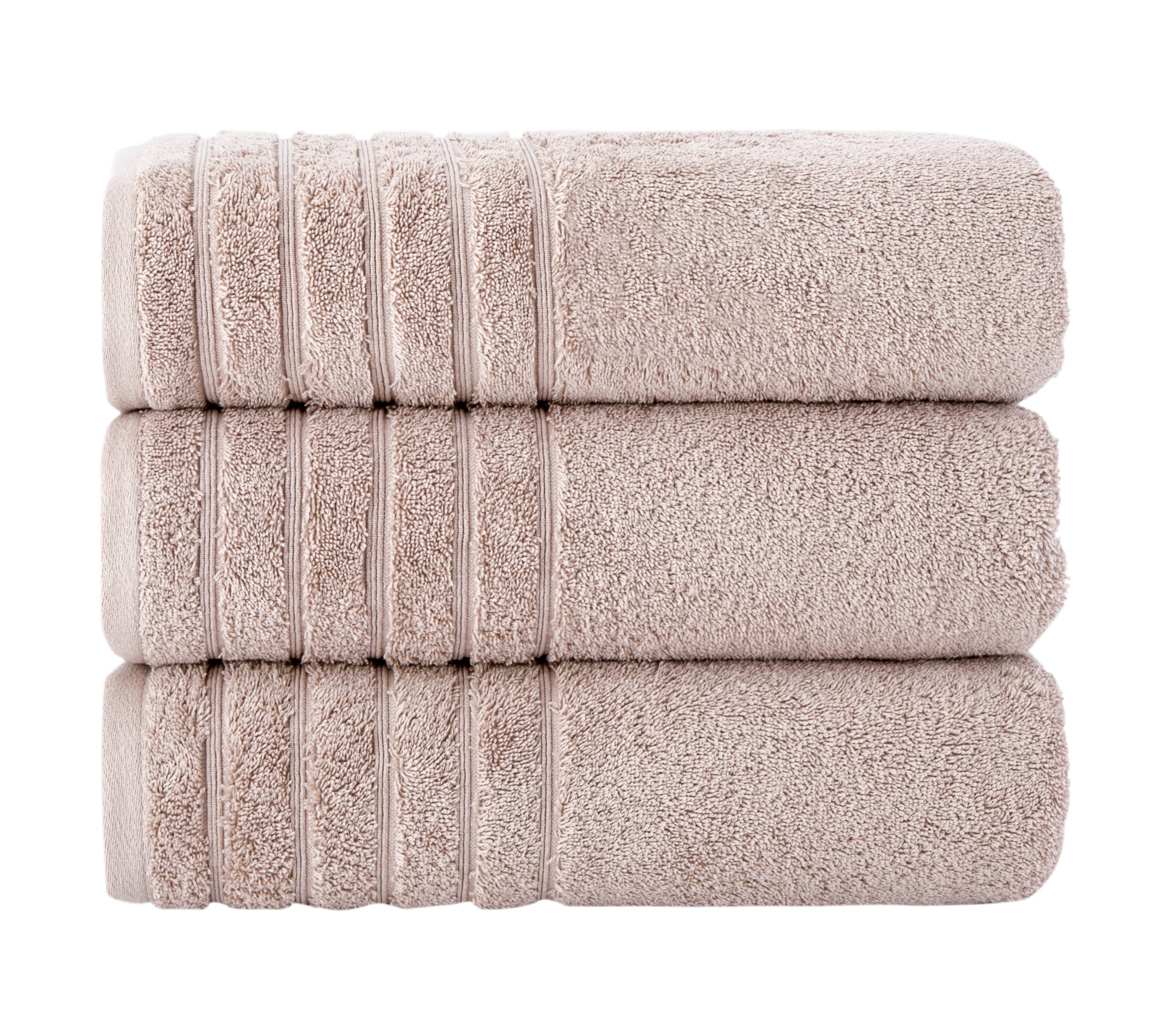 Classic Turkish Towels Barnum Turkish Cotton Luxury Large Bath Towels - 3 Pieces - 30x56 - Image 5