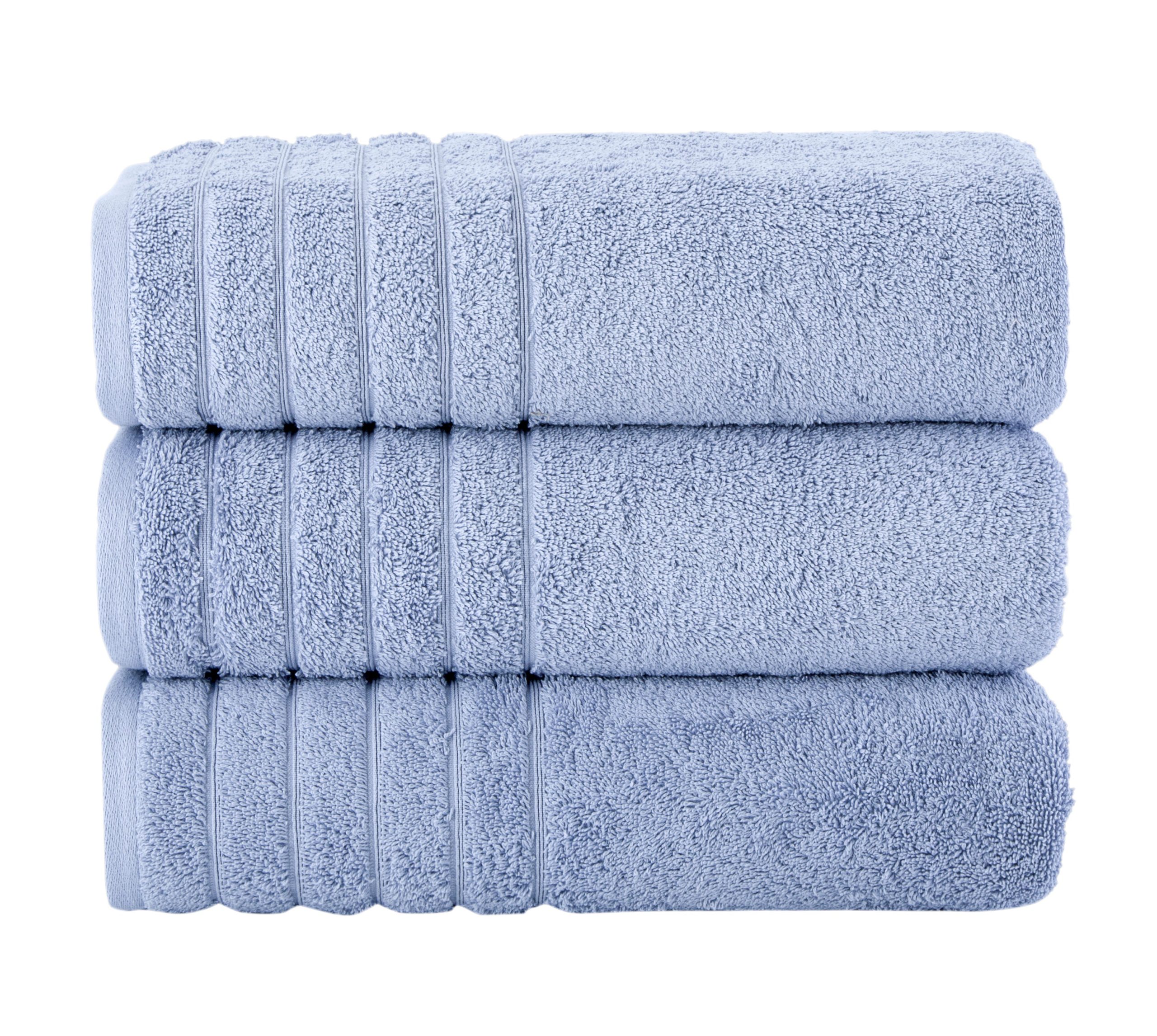 Classic Turkish Towels Barnum Turkish Cotton Luxury Large Bath Towels - 3 Pieces - 30x56 - Image 4