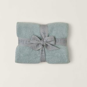 Barefoot Dreams CozyChic Lite Baby Receiving Blanket Beach Glass
