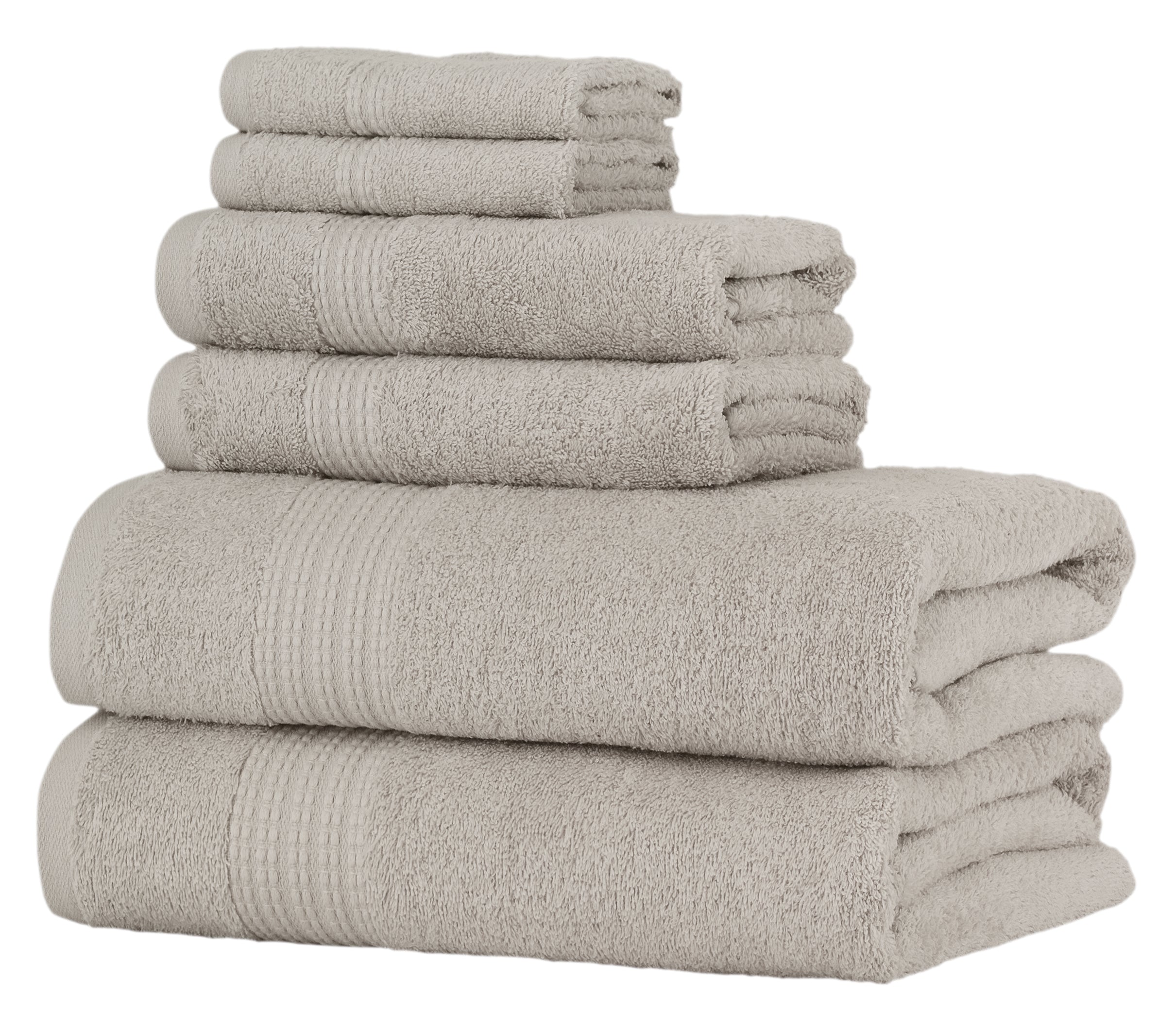 Classic Turkish Towels NINE WEST - GLARE PREMIUM LUXURY 6 PC BALE PACK TOWEL SET- 100% Turkish Cotton - Image 4