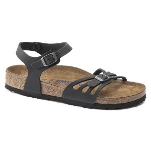 Birkenstock Bali Soft Footbed Oiled Leather Black
