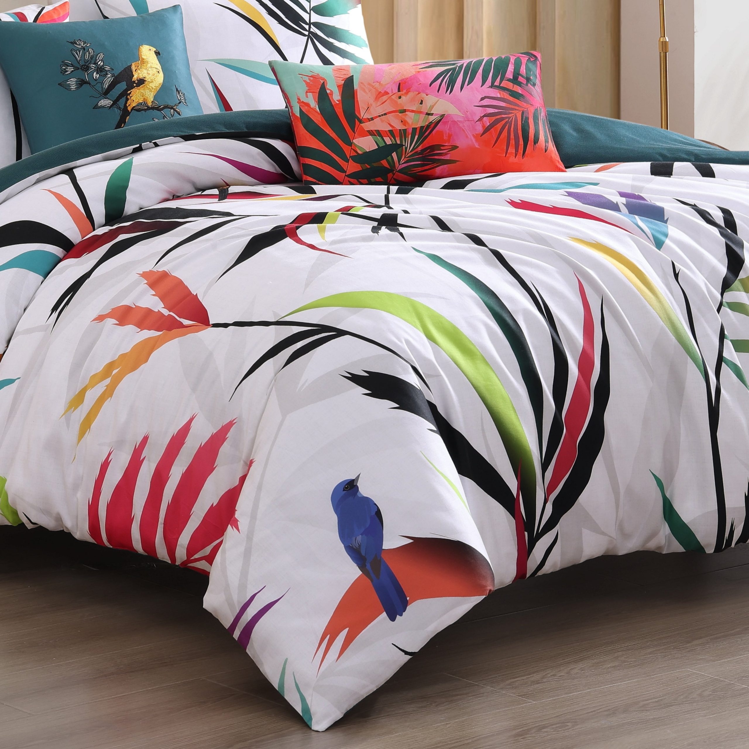 Bebejan Tropical Fusion 5 Piece Reversible Comforter Set - Image 5