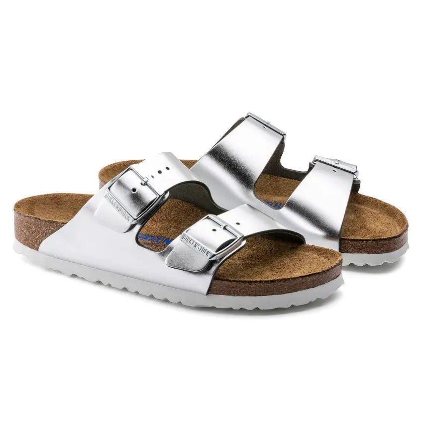 Birkenstock Arizona Soft Footbed Leather Sandals - Image 2