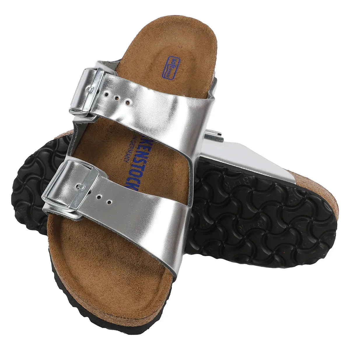 Birkenstock Arizona Soft Footbed Leather Sandals - Image 9