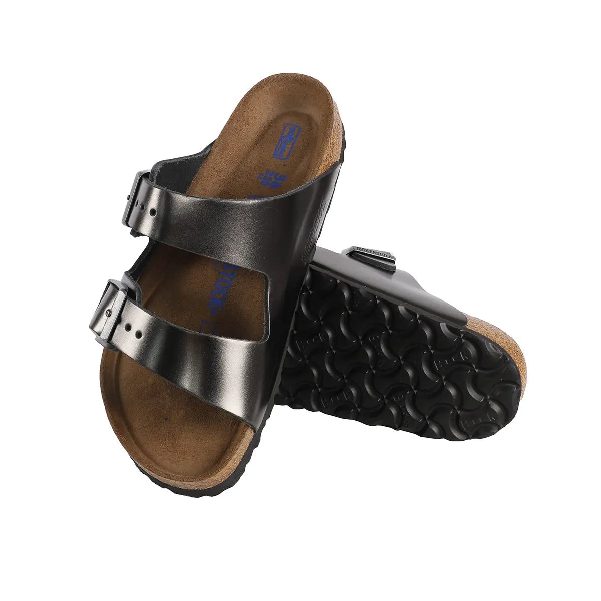 Birkenstock Arizona Soft Footbed Leather Sandals - Image 10