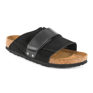 Birkenstock Kyoto Oiled Leather Suede Leather Sandals