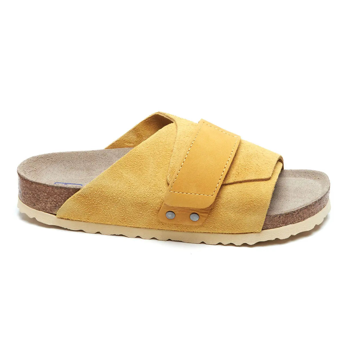 Birkenstock Kyoto Soft Footbed Nubuck Suede Leather Sandals - Image 3