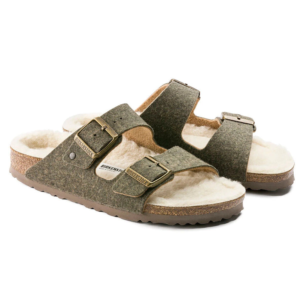 Birkenstock Arizona Happy Lamb Wool Felt Sandals - Image 2